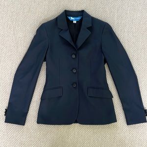 R.J. Classics Girls Hailey II Show Coat Navy 12R Equestrian Show Jacket